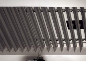 China Environmentally Friendly Powder Coating Linear Metal Ceiling , Pure White 9010 wholesale