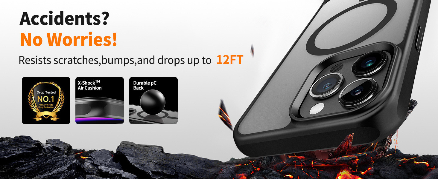 Compatible Invisible Stand Magsafe Phone Case Shockproof Matte For iPhone 16 15 14