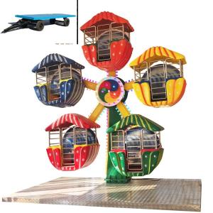 China portable trailer mount mini ferris wheel for sale carnival rides travelling games wholesale