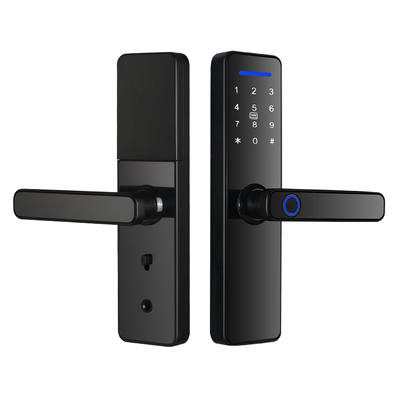 Smart Home Door Lock S811 September Promotion with Wifi APP Control and Fingerprint Key Password Card