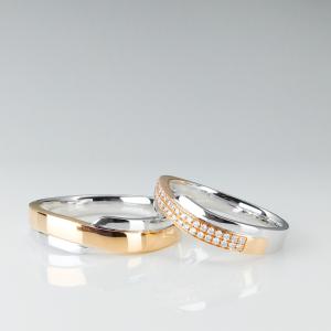 China Beautiful Lines Shining Bright Man19 18k Gold Diamond Ring wholesale