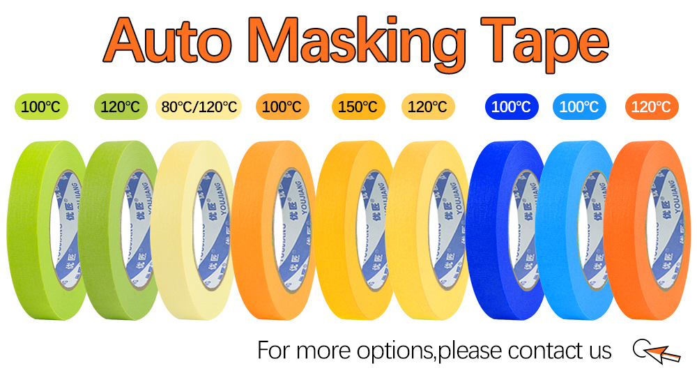 Washi Tape for Masking YOUJIANG Japan Cinta Car Painting Automotive Goldband Tape