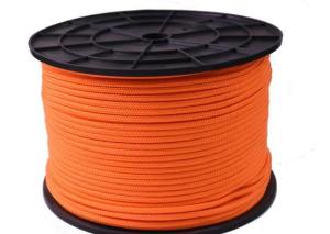 China Colorful Fluorescent 3mm Braided Nylon Cord Rope For Amusement Equipment wholesale