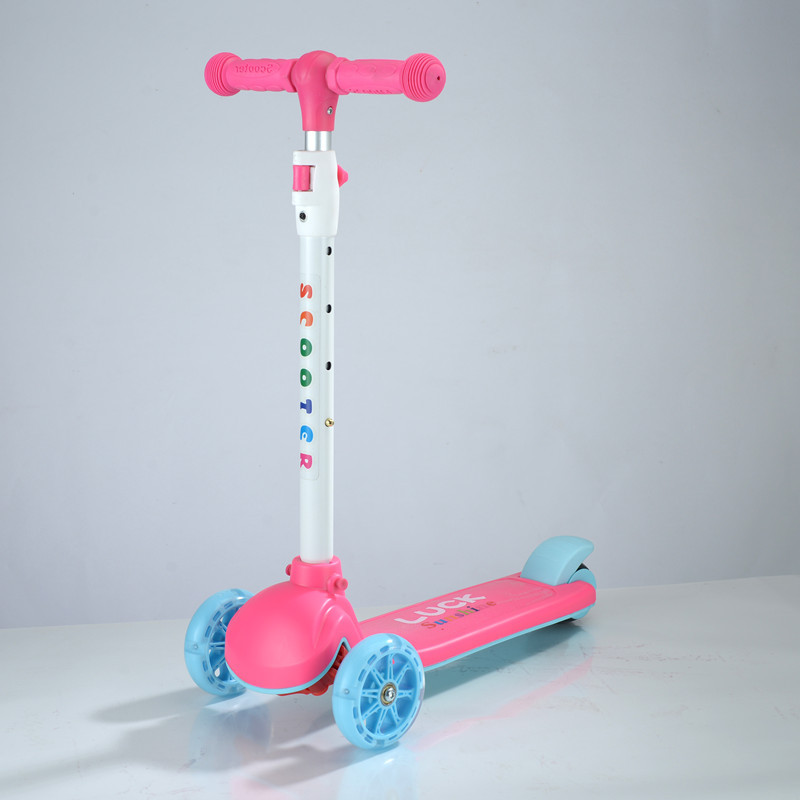 Tricycle Style Scooter for Children Ages 3-12 Adjustable Height Wheels Included