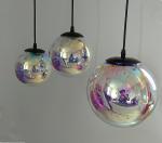 Fashion Glass Ball Pendant Light Modern LED Indoor Lamp Restaurant Dining Room
