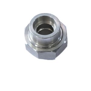 China Hexagon Socket Weld Union 304 316 Stainless Steel Pipe Union printed surface wholesale