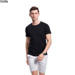 Flyita Custom Wholesale Short Sleeve Men And Women Cotton T Shirt Round Neck