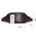 Men's Sport PU Waist Bag PU Leather Belt Bag