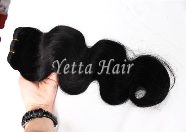 Healthy Full Cuticles Brazilian Remy Virgin Hair Extensions No Fiber No