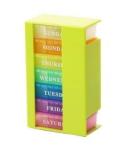 Rainbow Color Hospital Medical Supplies Plastic 21 Square Pill Box