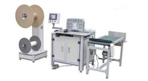 PLC Notebooks Double Wire Binding Machine / Bookbinding Equipment