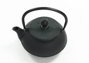 China Matt Black Cheese Fondue Pot 27.5X17.5X2cm Pre Seasoned wholesale