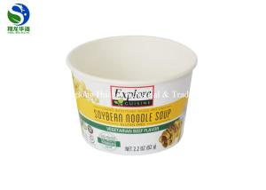 China 550ML Hot Insulated Paper Soup Bowls Hot Food Cups Custom Logo Printed wholesale