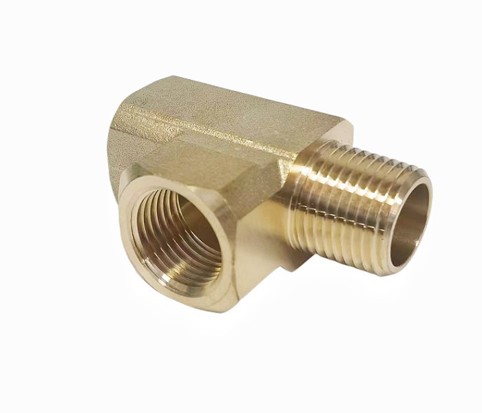 CNC Brass 90 Degree Elbow 1/2 NPT Male 1/2" NPT Female