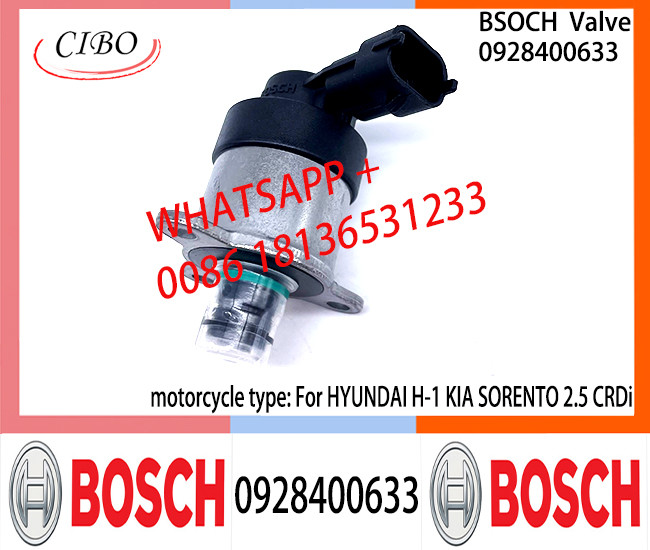 BOSCH DRV Valve 0928400633 Control Valve 0928400633 For HYUNDAI H-1 KIA SORENTO 2.5 CRDi