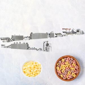 China Stainless Steel Breakfast Cereal Production Line Corn Flakes Making Machine wholesale