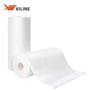 China Oil Absorbing Disposable Cleaning Cloths Kitchen Dish Towels PP Wood Pulp Material wholesale