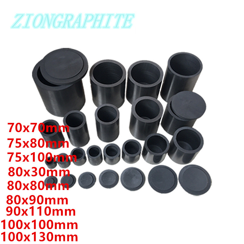 High Pure Graphite Materials Crucible for Gold Silver Melting Casting Metal Furnace
