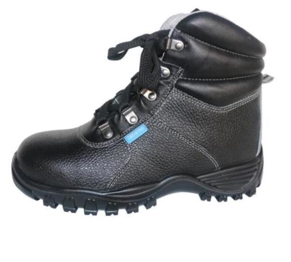 Cushioned Insole Safety Boots ESD Cleanroom Shoes Steel Cap Heat Resistant Black