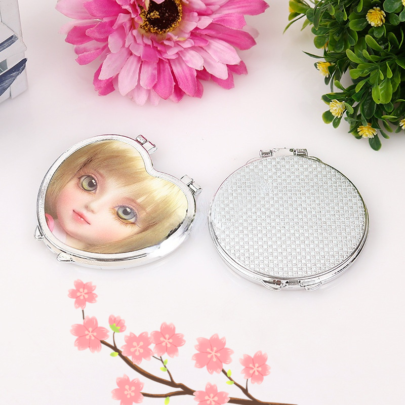 Mini Desk Compact Make-Up Cosmetic Vanity Dressing Standing Portable Makeup Mirror