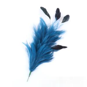 China Millinery Supplies Fascinator Hat Decoration Hackle Feather Flower wholesale