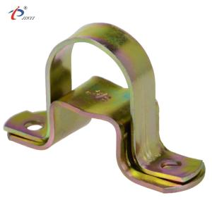 China Galvanized Carbon Steel 1 inch Double U Adjustable Pipe Clamps wholesale