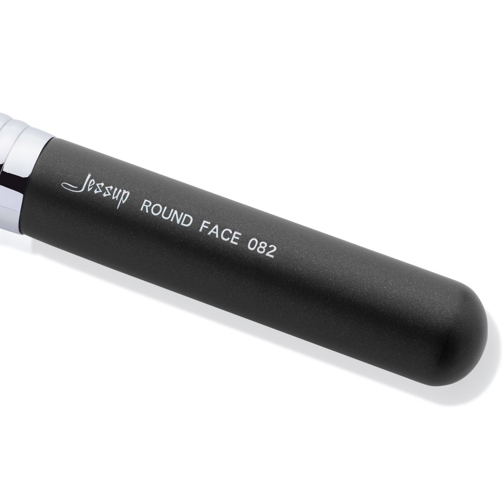 Small Dense 1pc Round Face Brush Buffed Powder Foundation
