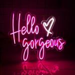 Custom LED Neon Sign Party Birthday Favors For Wall Pink Room Decor Happy