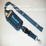Spandex phone pocket neck lanyards, stretchable mobile phone holder neck ribbon