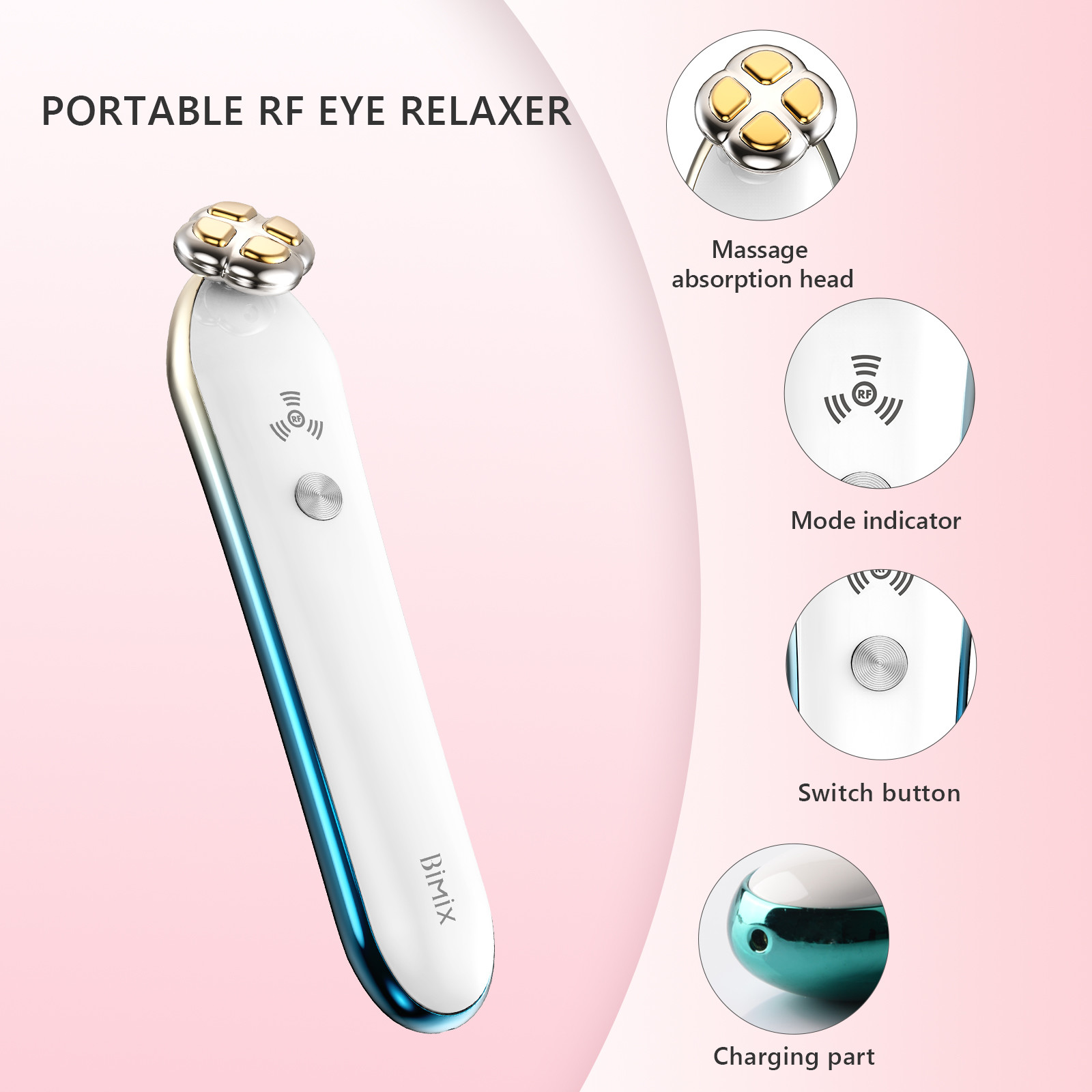 DC5V RF EMS Eye And Face Massager For Home Office