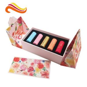 China Paperboard Lipstick Skin Care Box Packaging , Eco Friendly Cosmetic Packaging wholesale