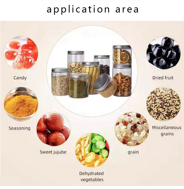 Empty Frosted Pet Acrylic Plastic Face Cosmetic And Packaging Body Butter Lotion Eye Cream Jar Lip Scrub Container With