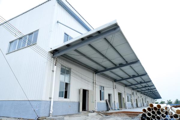 Red Construction Steel Structure ,High Rise Garage Frame for Industrial Building