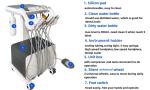 Dentist Cart Unit Mobile Treatment Sets for Dental Surgery Low Noise Dental