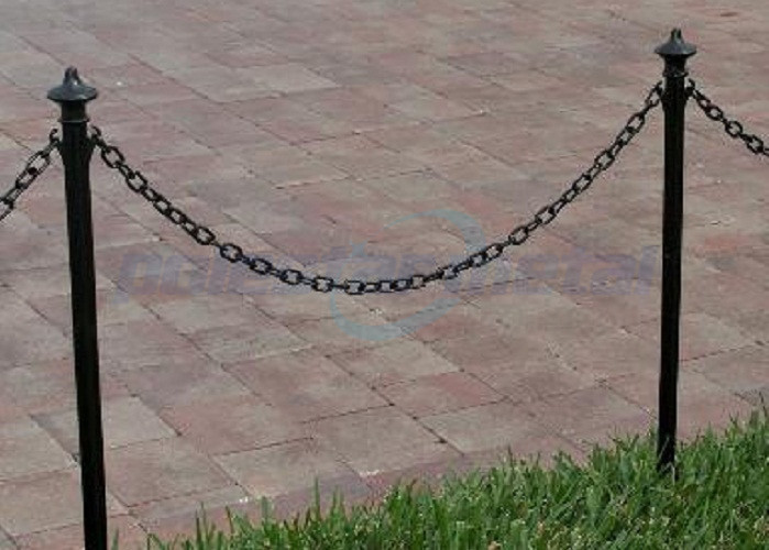 ISO Approved Decorative Lightweight Red Plastic Safety Chain For Street