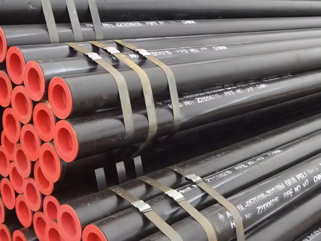 Seamless Oil And Gas Line Carbon Steel Pipe APL 5L X42 X46 X52 X60 X70 PSL2