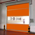 Industrial High-Speed Roll-Up Door | Safety Certified ISO 13849 | -30°C to +70°C