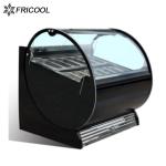 Front Opening Glass Door Gelato Showcase Display Freezer 1000L