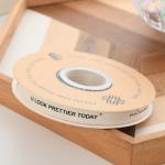 13mm Wholesale Logo Cotton Ribbon Literary Style Flower Packaging Gift Box