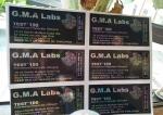 Black GMA Labs Medicine Bottle Label DECA/ TEST E 300 Laser Vial Stickers