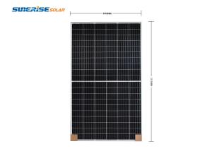 China 435Watt 35mm 24KG IP68 Waterproof Half Cell Solar Panel wholesale
