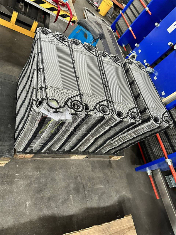 Heat Exchanger Plates Crafted From SPX APV Titanium And Titanium Palladium Alloy