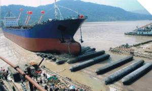 China Ship Launching Landing Inflatable Rubber Airbags Customizable wholesale
