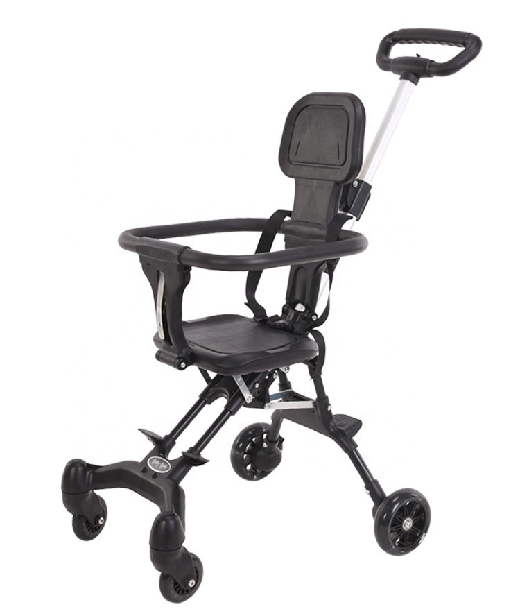 20KG Load Bearing Carbon Steel Children's Stroller Two-Way Seat and Easy Folding