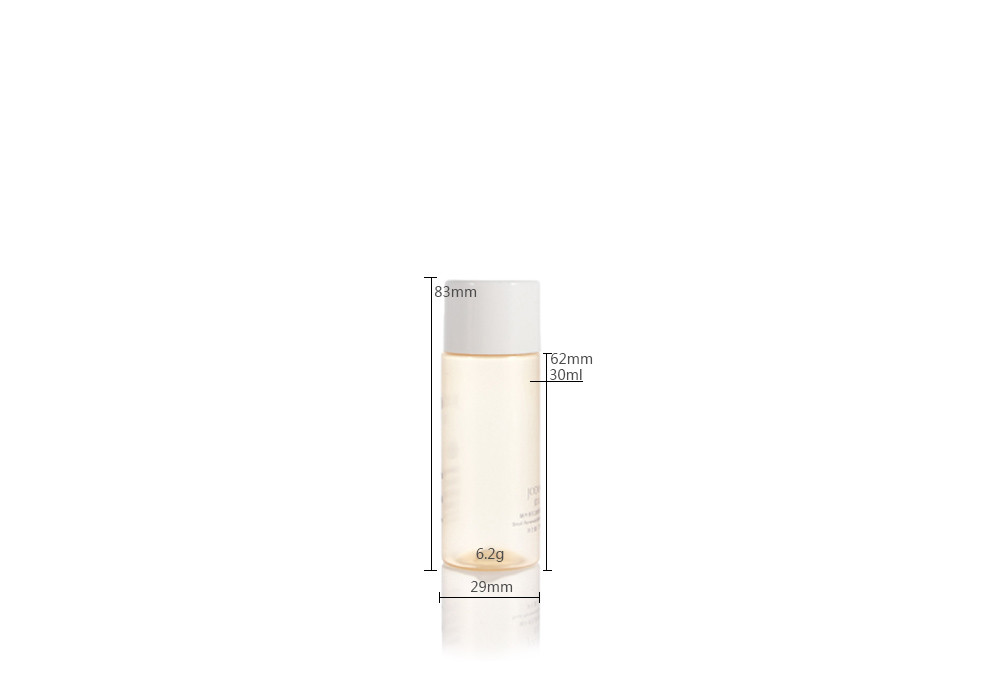 30ml Cosmetic Screw Cap Inner Stopper Small Sample Bottle