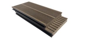 China 2.2meter 150mm 23mm Solid Composite Wood Decking wholesale