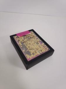 China Beautiful customized cosmetic paper packaging box with plastic innertray wholesale