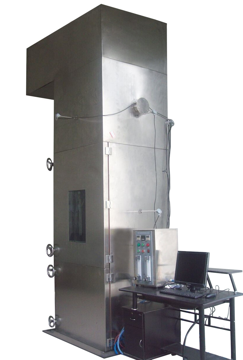 Fire Flammability Testing Equipment EN ISO 11925-2 3-30L/Min Air Flow Rate Vertical
