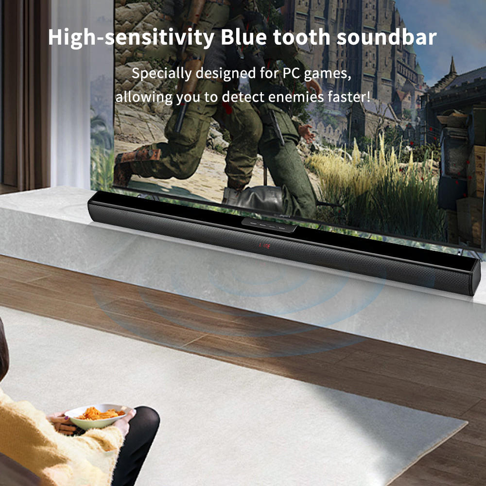 5W*4 TV Soundbar Speaker Support PC Phone Tablet Laptop MP3 MP4 DVD Player TV Box Audio