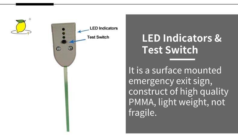 3W LED Emergency Exit Sign
